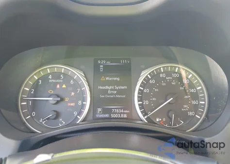 2019 Infiniti Q50 3.0T Luxe from USA, damaged, VIN JN1EV7APXKM511838